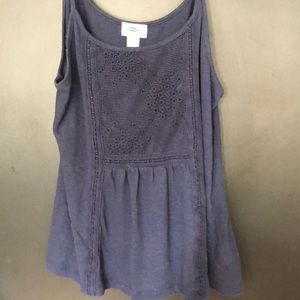 Navy blue tank top